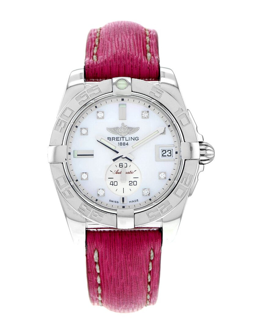 Shop Breitling Women's Galactc Diamond Watch, Circa 2014 (authentic )