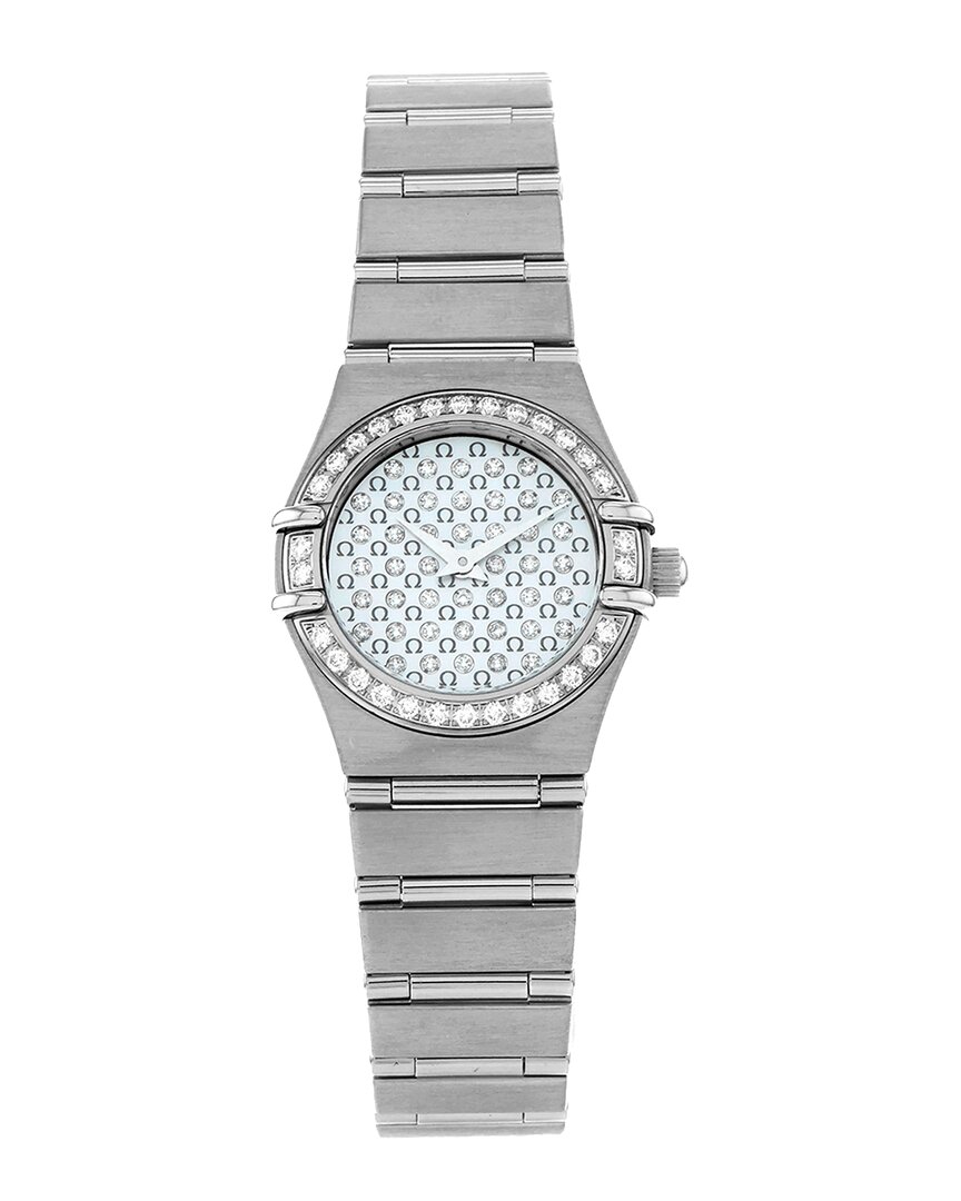 Shop Omega Women's Constellation Diamond Watch, Circa 2010 (authentic )
