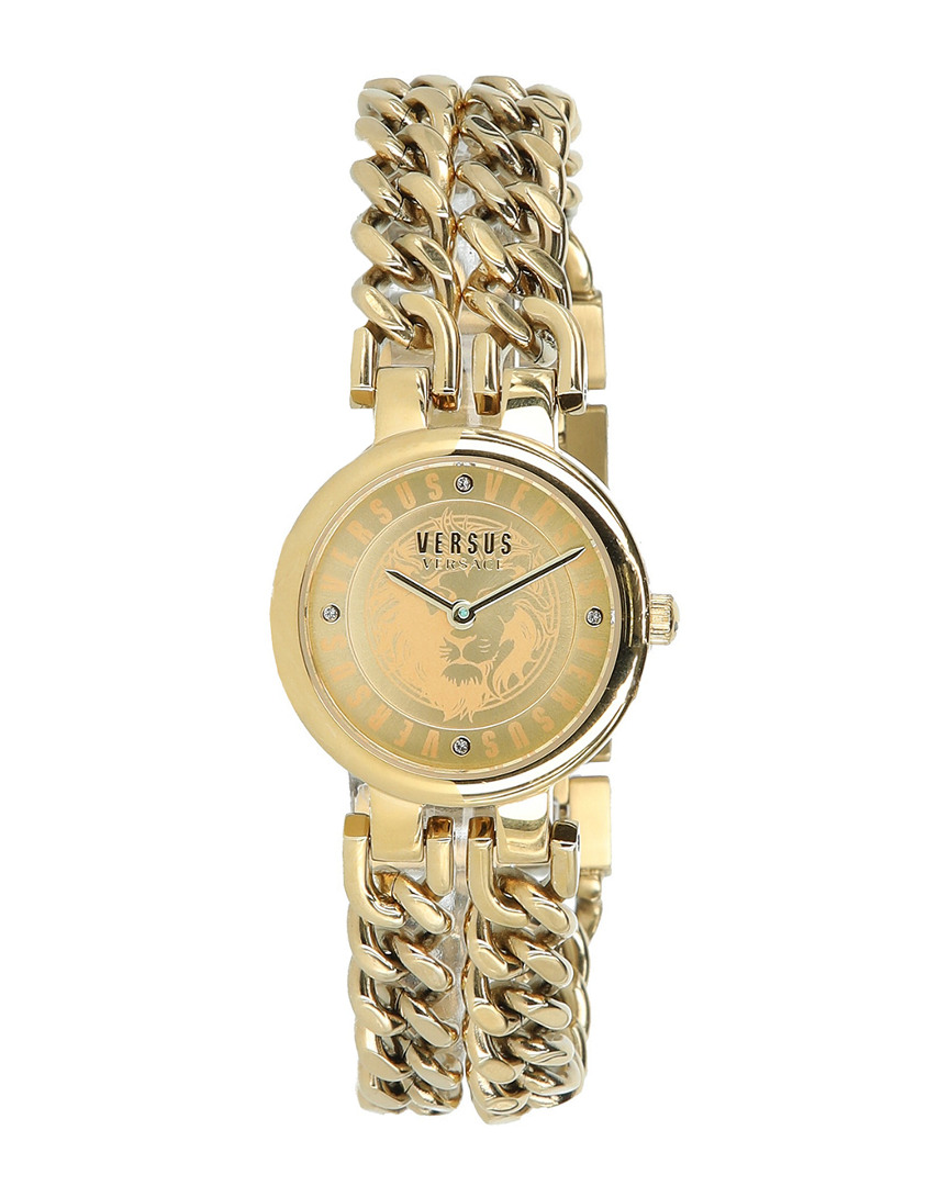 Versus Versace Women's Berlin Watch In Gold
