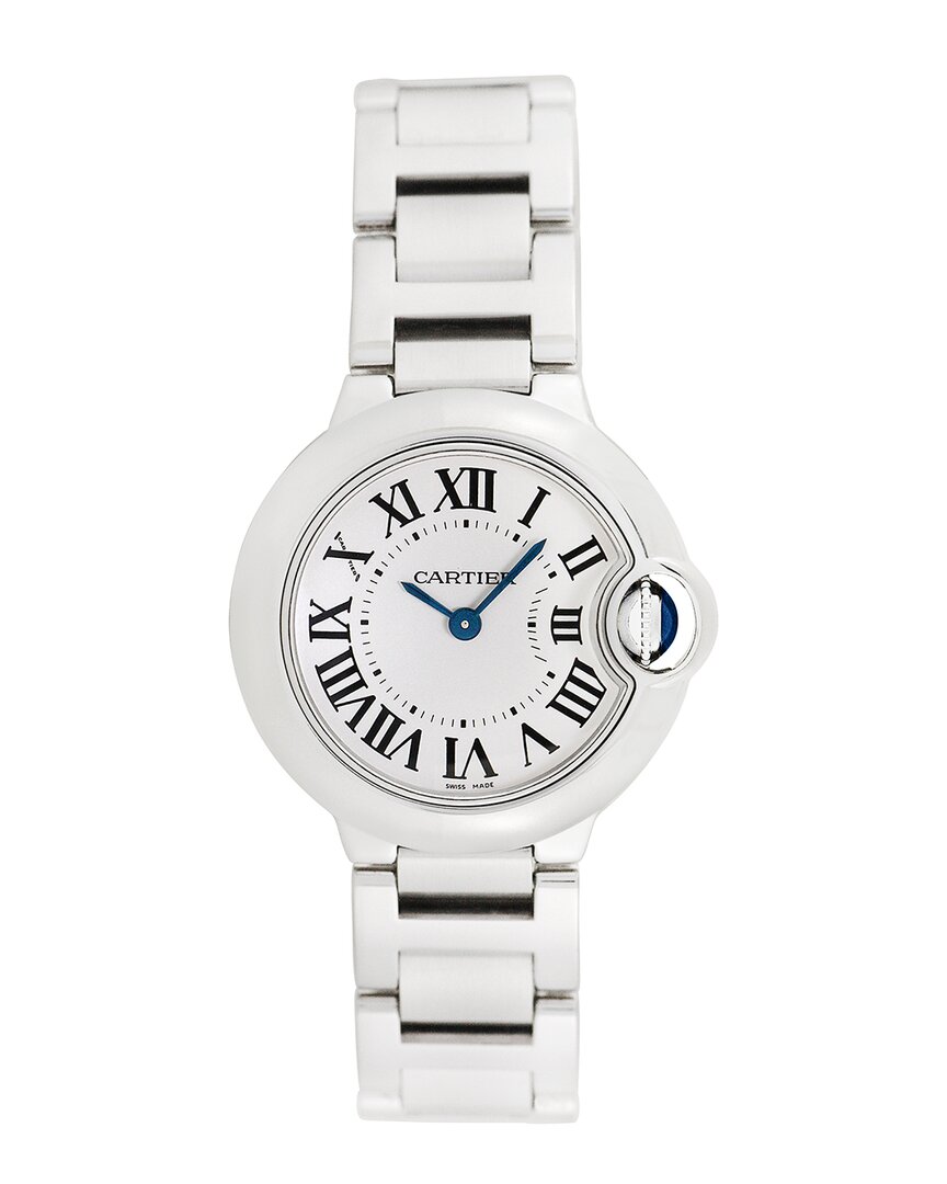 Cartier Women's Ballon Bleu Watch, Circa 2000s (authentic ) In White