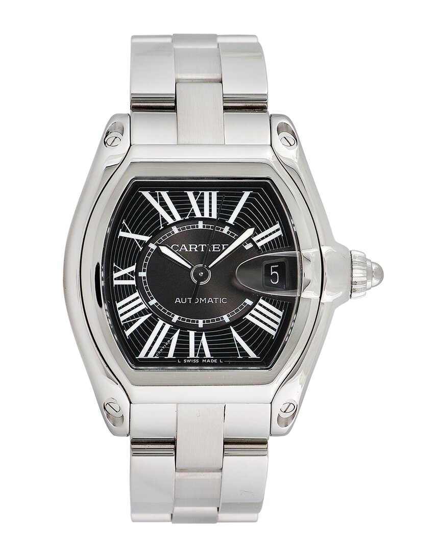 Cartier Men's Roadster Watch, Circa 2000s (authentic ) In Metallic