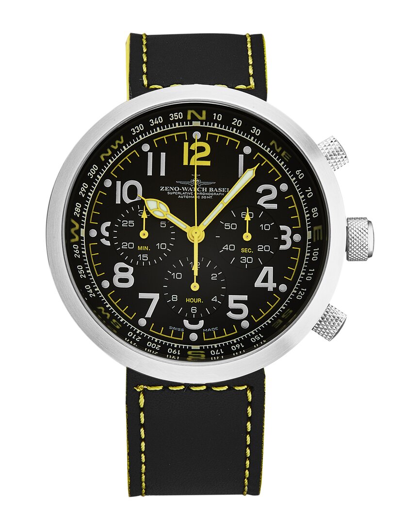 Zeno Ronda Auto Automatic Black Dial Mens Watch B554-a19