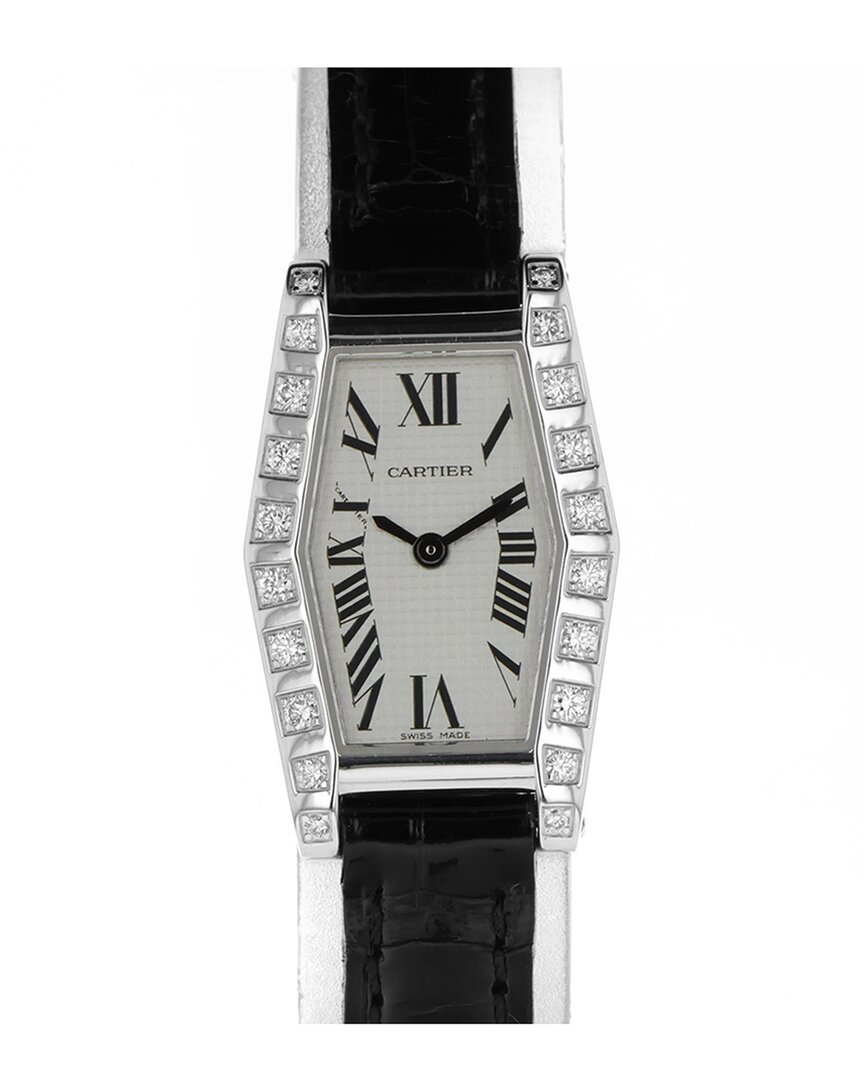 Shop Cartier Women's Hexagonal Lanieres Diamond Watch (authentic )