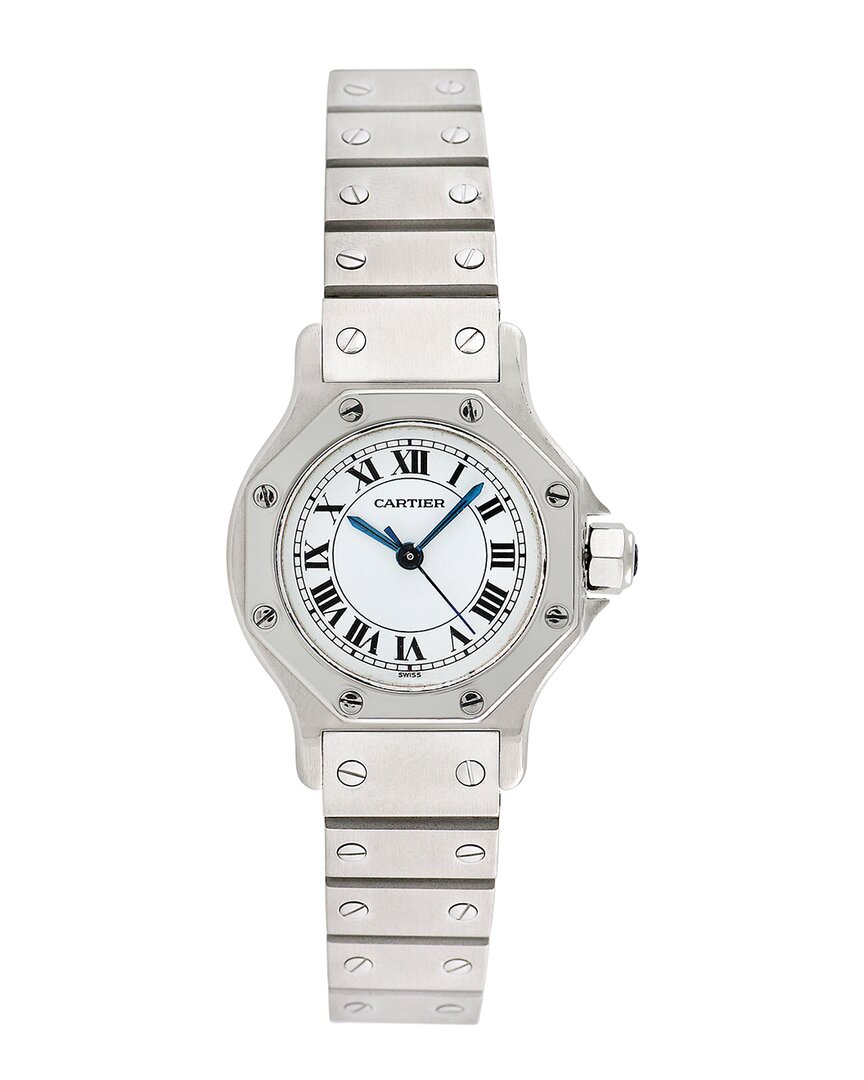 Shop Cartier Women's Santos Galbee Watch, Circa 1990s (authentic )