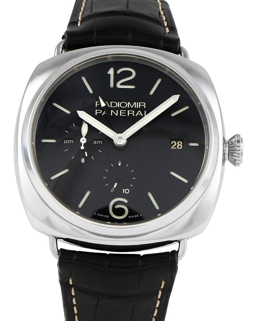 Officine Panerai Men's Radiomir Watch, Circa 2016 (authentic Pre-loved) In Black
