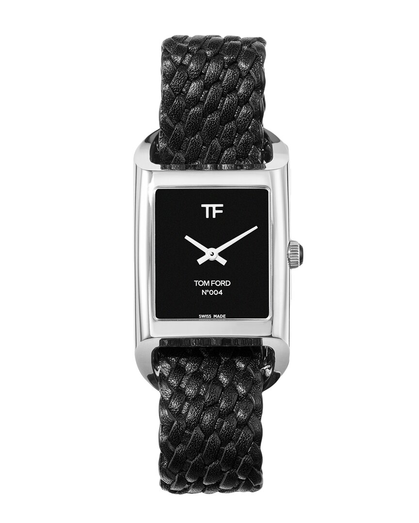 Tom Ford Unisex 004 Watch In Black