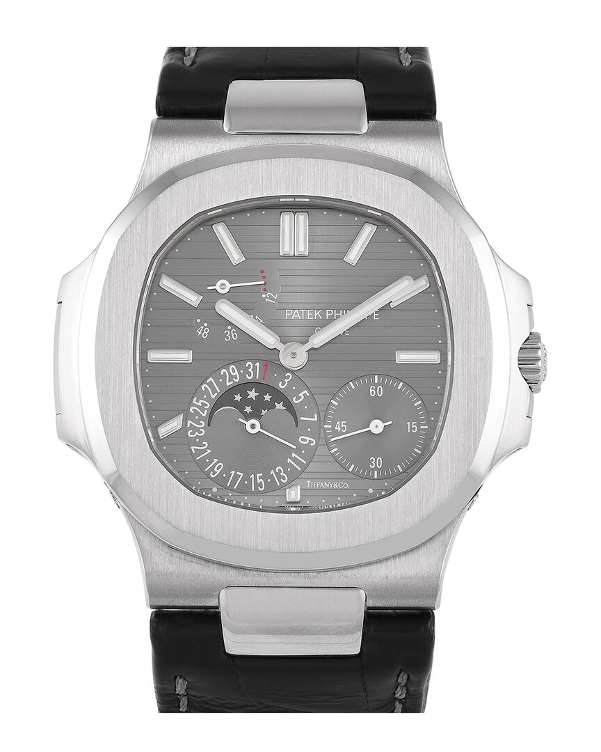 Patek Philippe Men's Nautilus Watch, Circa 2020 (authentic ) In Metallic