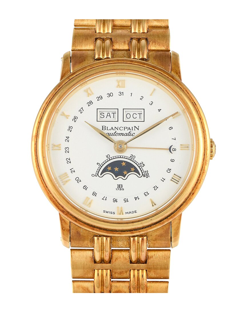 Blancpain Unisex Villeret Watch (authentic ) In Gold