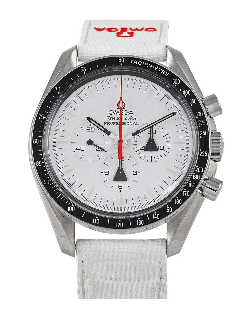 Omega Men's Speedmaster Watch In White