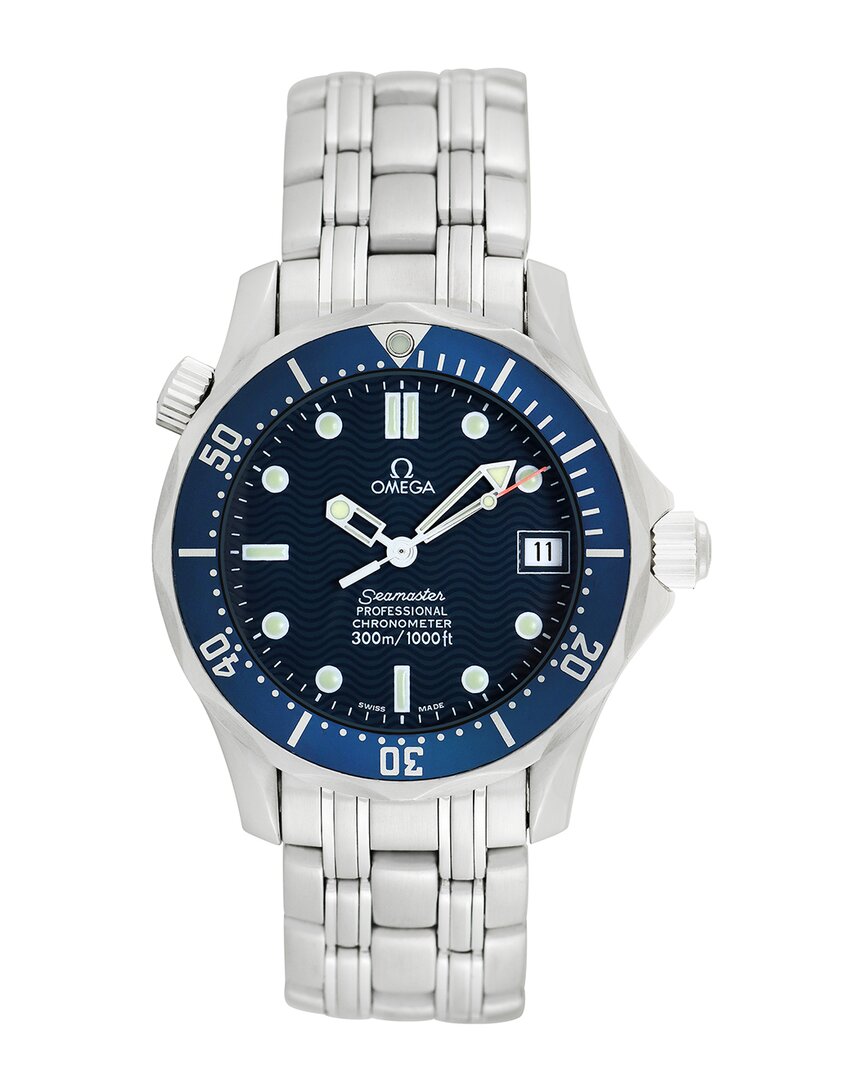 Omega Men's Seamaster Professional Chronometer Watch In Metallic