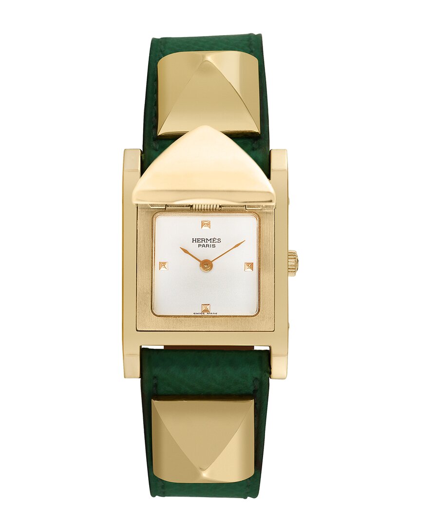 Hermes Hermès Women's Medor Watch, Circa 2000s (authentic ) In Gold