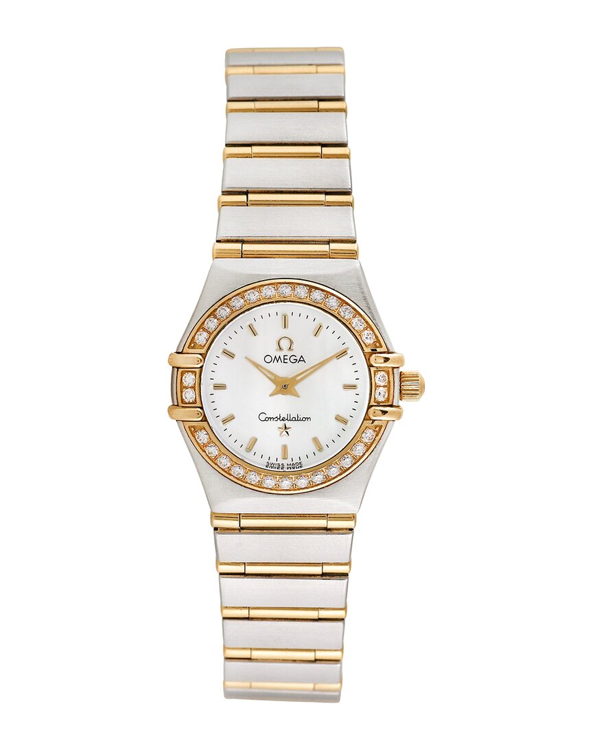 Omega Women's Constellation Diamond Watch In Gold