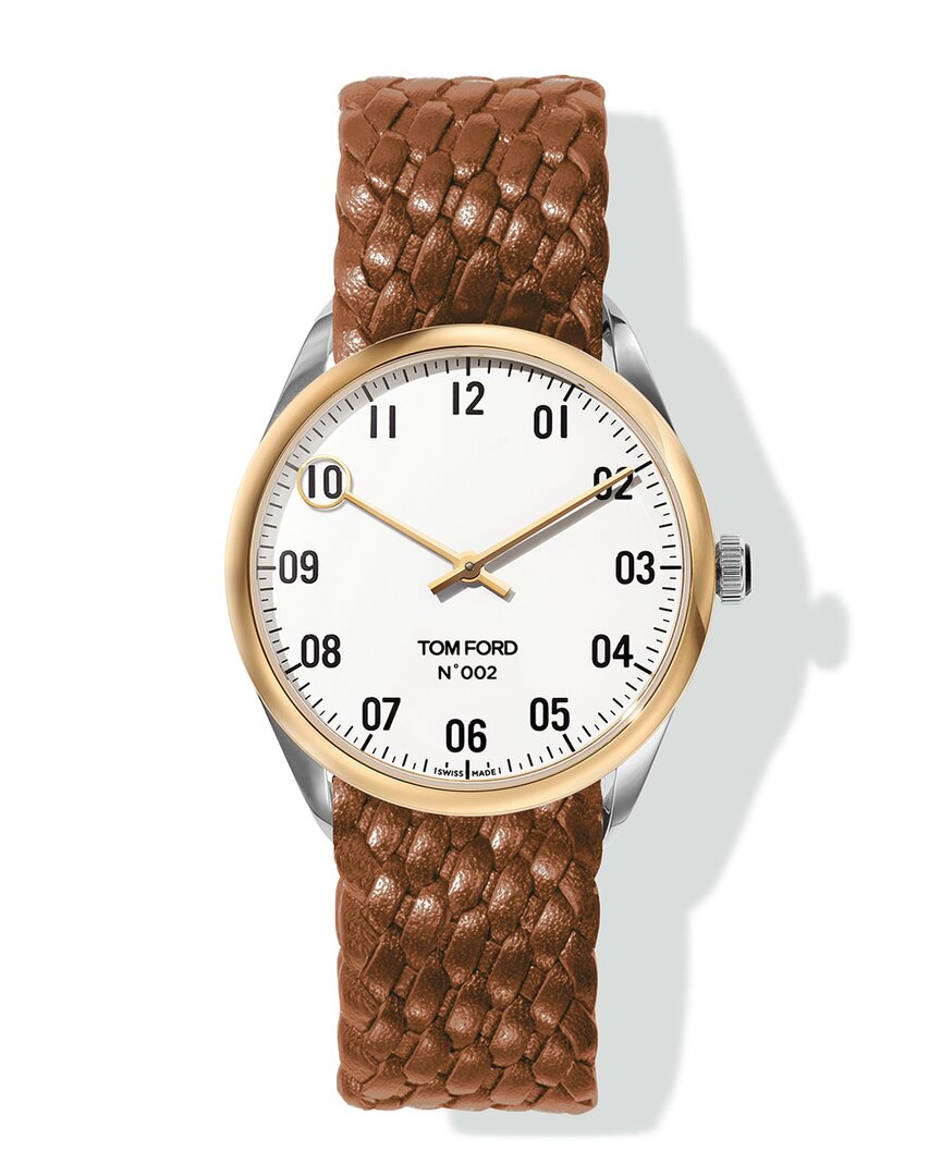 Tom Ford Unisex Watch In Gold