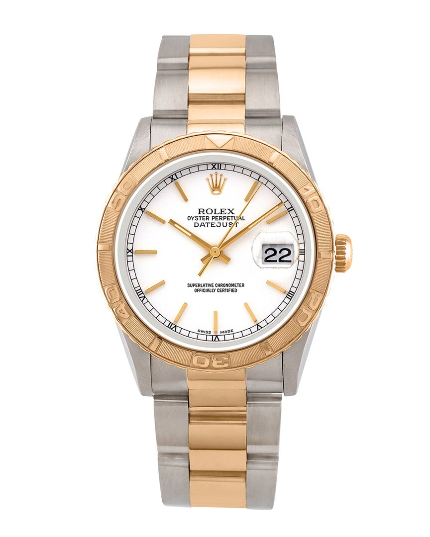 Shop Heritage Rolex Rolex Men's Datejust Turn-o-graph Watch, Circa 2000s (authentic )