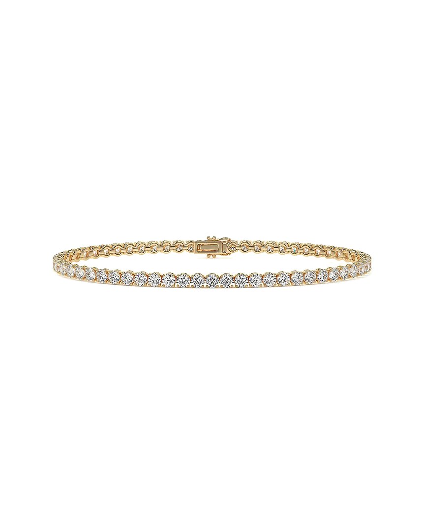Lab Grown Diamonds Tf Dnu  14k 3.00 Ct. Tw. Diamond Tennis Bracelet