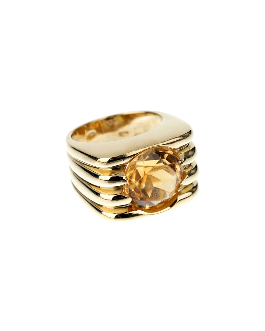 Shop Fred Of Paris 18k Cocktail Ring (authentic )