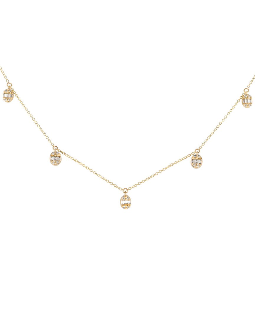 Diamond Select Cuts 14k 0.35 Ct. Tw. Diamond Station Necklace