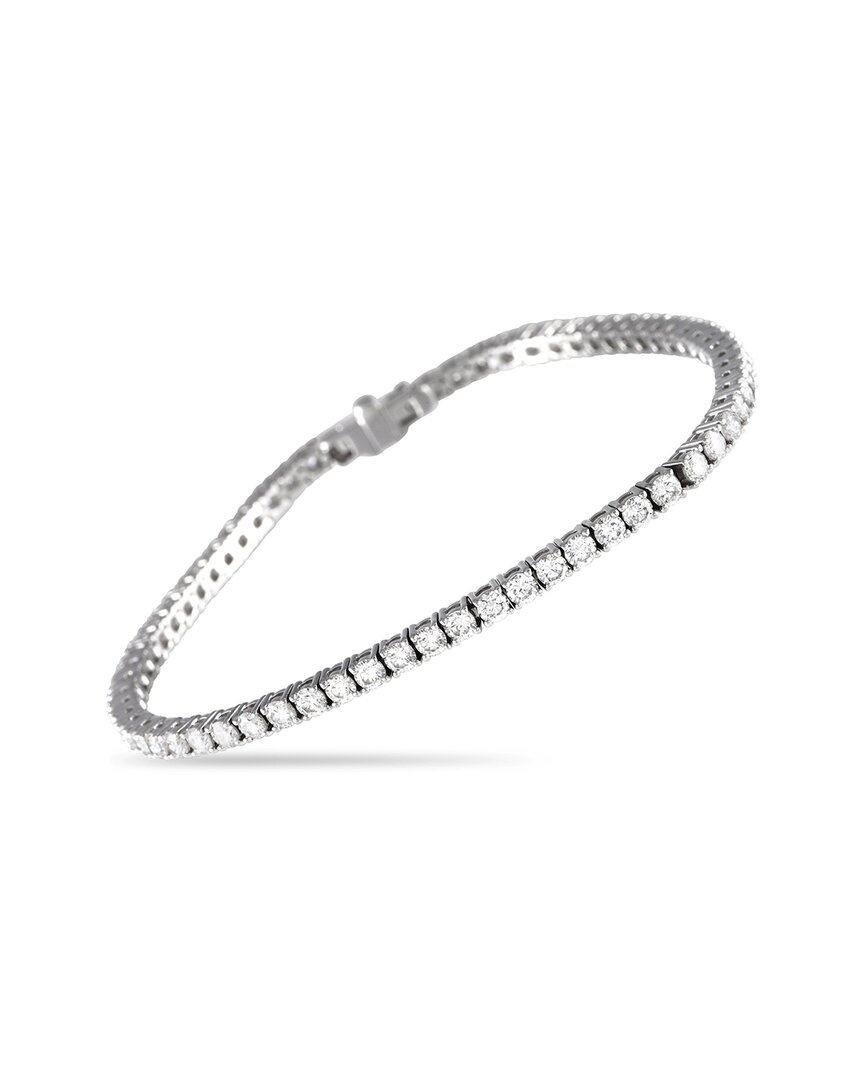 Diamond Select Cuts 18k 4.95 Ct. Tw. Diamond Tennis Bracelet In White