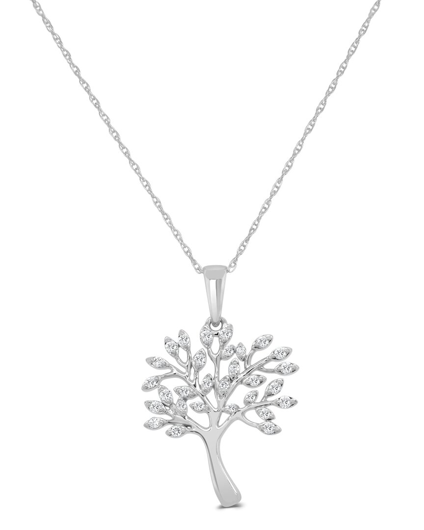 Sabrina Designs 14k 0.18 Ct. Tw. Diamond Tree Of Life Pendant