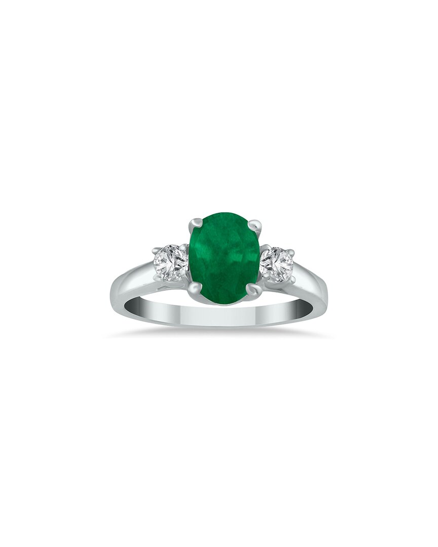 Shop Gem Spark 14k 1.58 Ct. Tw. Diamond & Emerald Ring