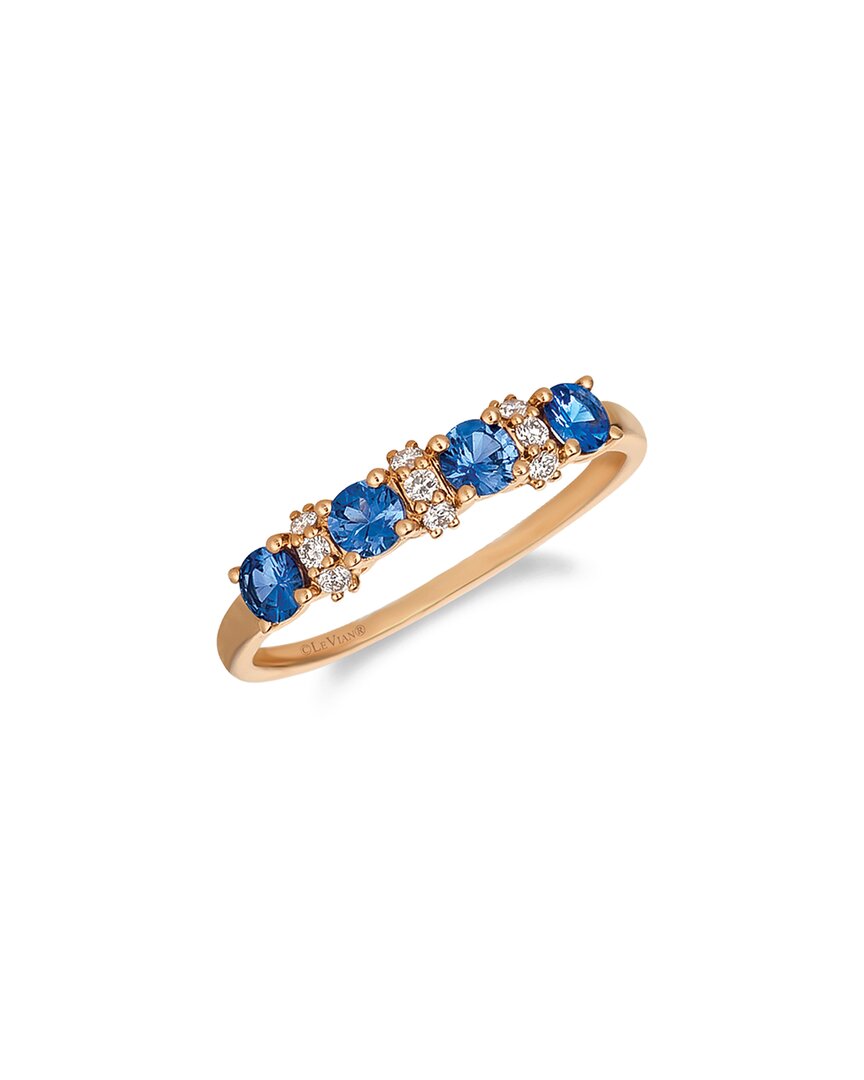 Le Vian 14k 0.15 Ct. Tw. Diamond & Sapphire Eternity Ring