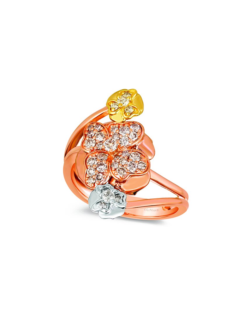 Le Vian 14k Tri-tone 0.01 Ct. Tw. Diamond Eternity Ring