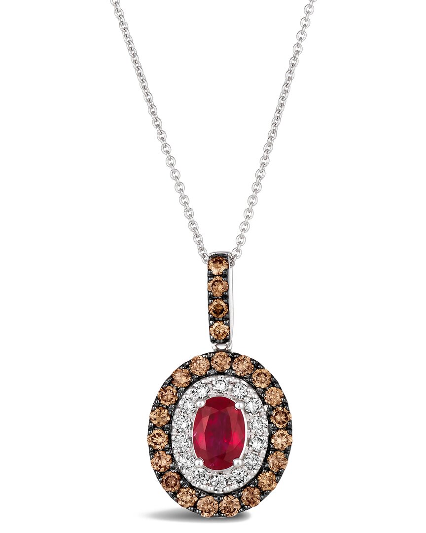 Le Vian 14k 0.65 Ct. Tw. Diamond & Ruby Pendant