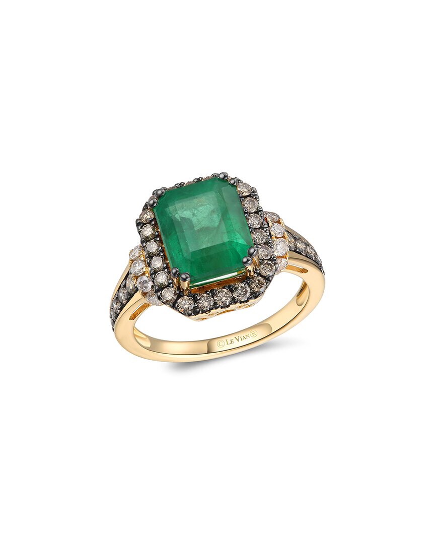 Le Vian 14k 2.62 Ct. Tw. Diamond & Emerald Eternity Ring