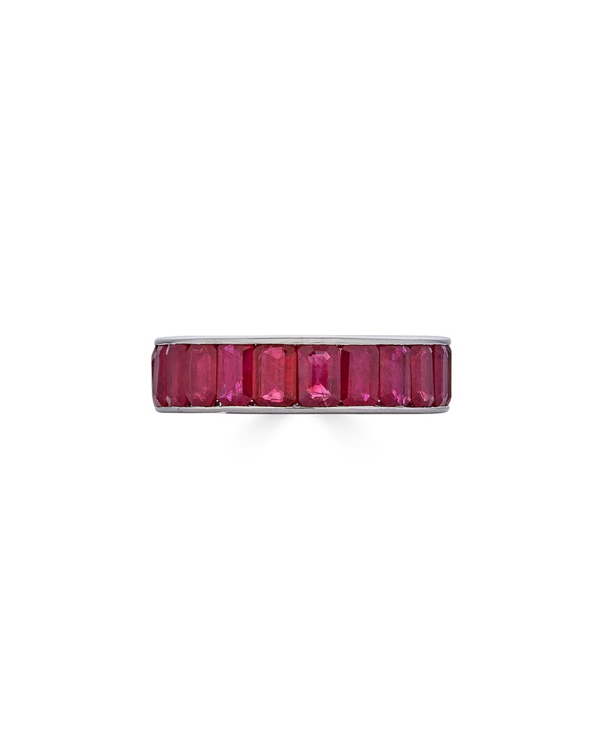 Diana M. Fine Jewelry 18k 13.48 Ct. Tw. Ruby Eternity Ring