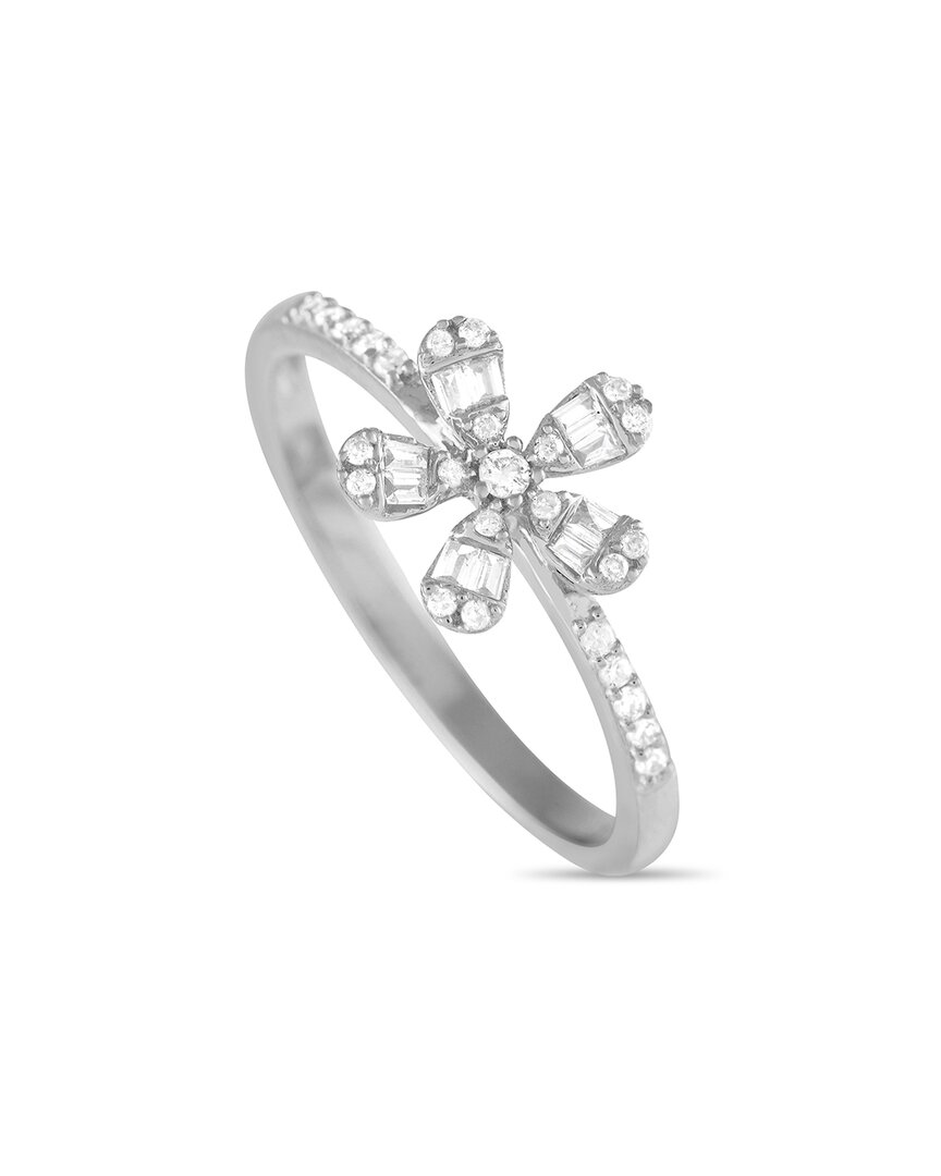 Diamond Select Cuts 14k 0.20 Ct. Tw. Diamond Flower Ring
