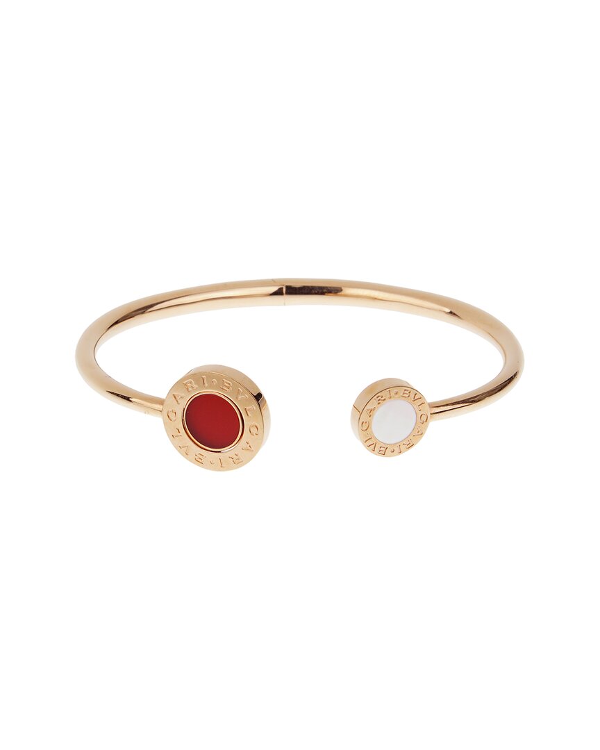 Bulgari 18kcarnelian Pearl Bracelet (authentic )