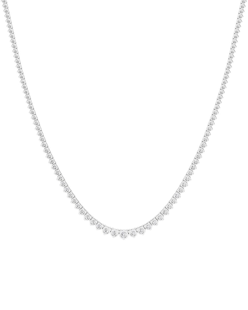 Lab Grown Diamonds 14k 5.00 Ct. Tw. Lab-grown Diamond Riviera Necklace