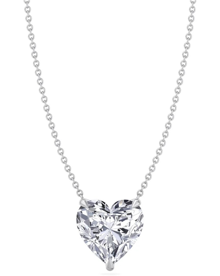 Lab Grown Diamonds 14k 3.00 Ct. Tw. Lab-grown Diamond Heart Pendant