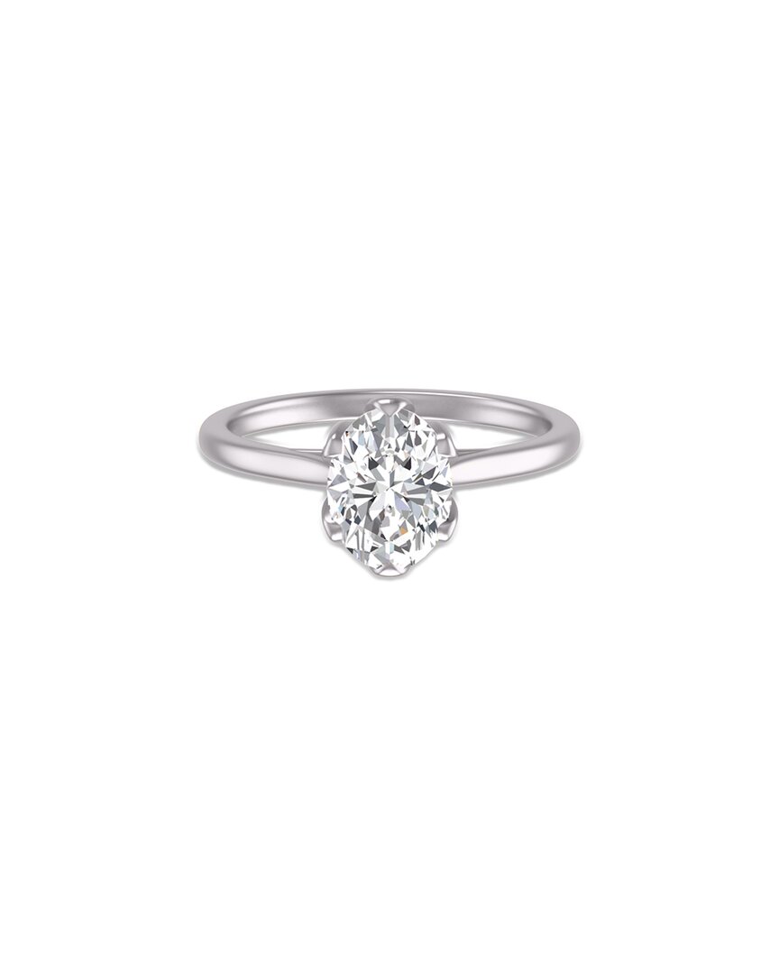 Lab Grown Diamonds 14k 2.00 Ct. Tw. Lab-grown Diamond Classic Lotus Ring