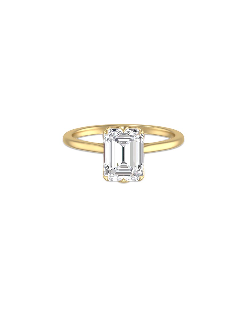 Lab Grown Diamonds 14k 2.00 Ct. Tw. Lab-grown Diamond Classic Lotus Ring
