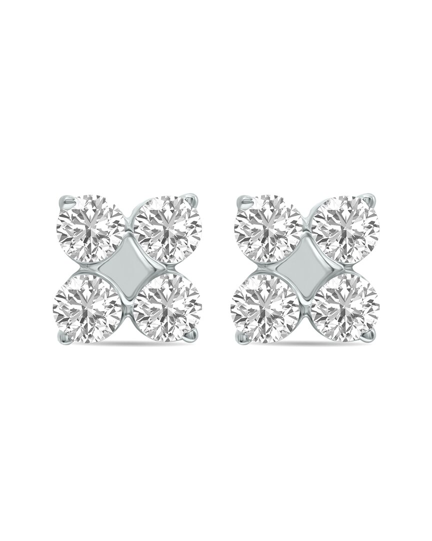 Lab Grown Diamonds 14k 0.50 Ct. Tw. Lab-grown Diamond Snowflake Earrings