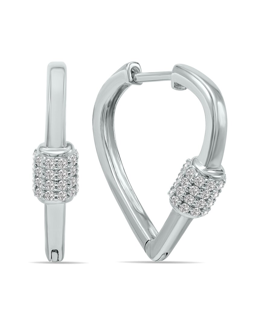 Lab Grown Diamonds 14k 0.38 Ct. Tw. Lab-grown Diamond Huggie Hoops