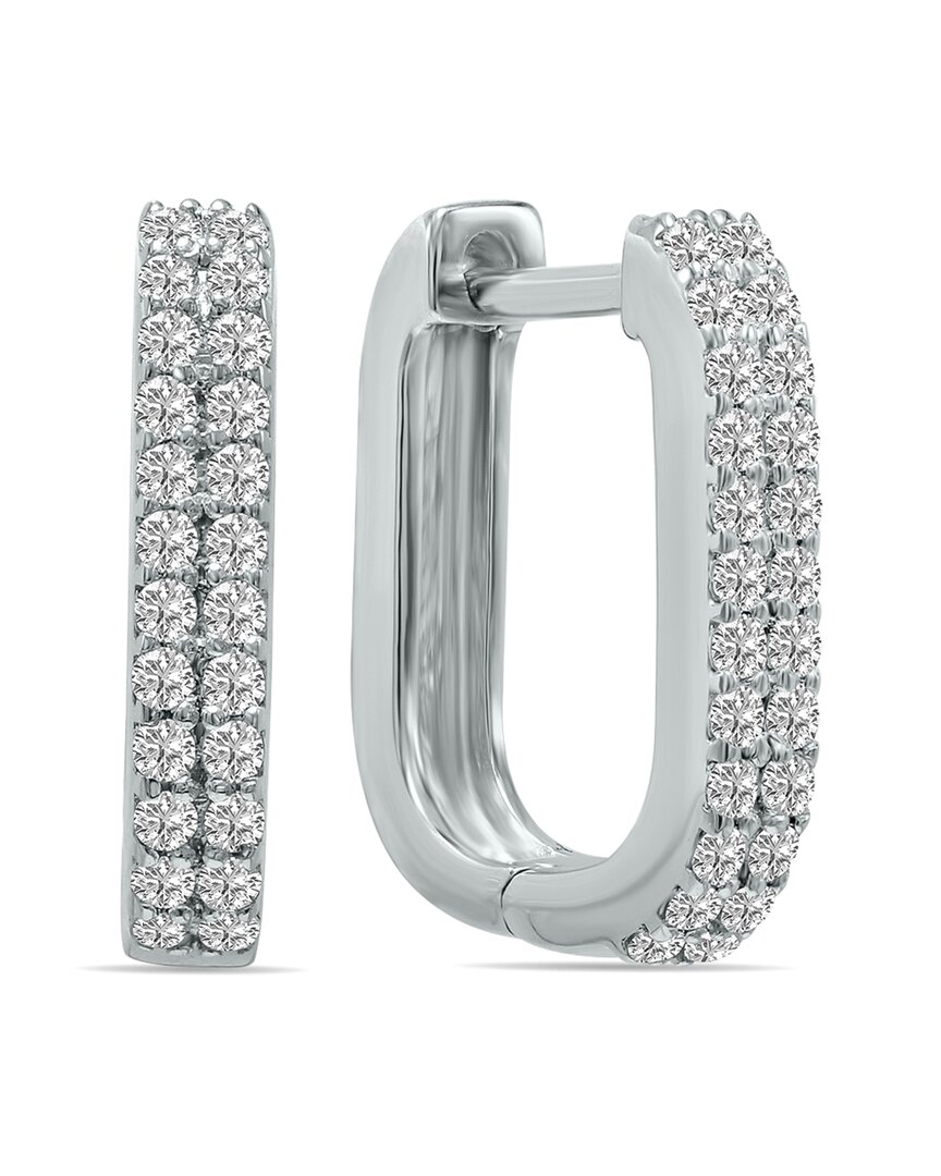Lab Grown Diamonds 14k 0.50 Ct. Tw. Lab-grown Diamond Huggie Hoops