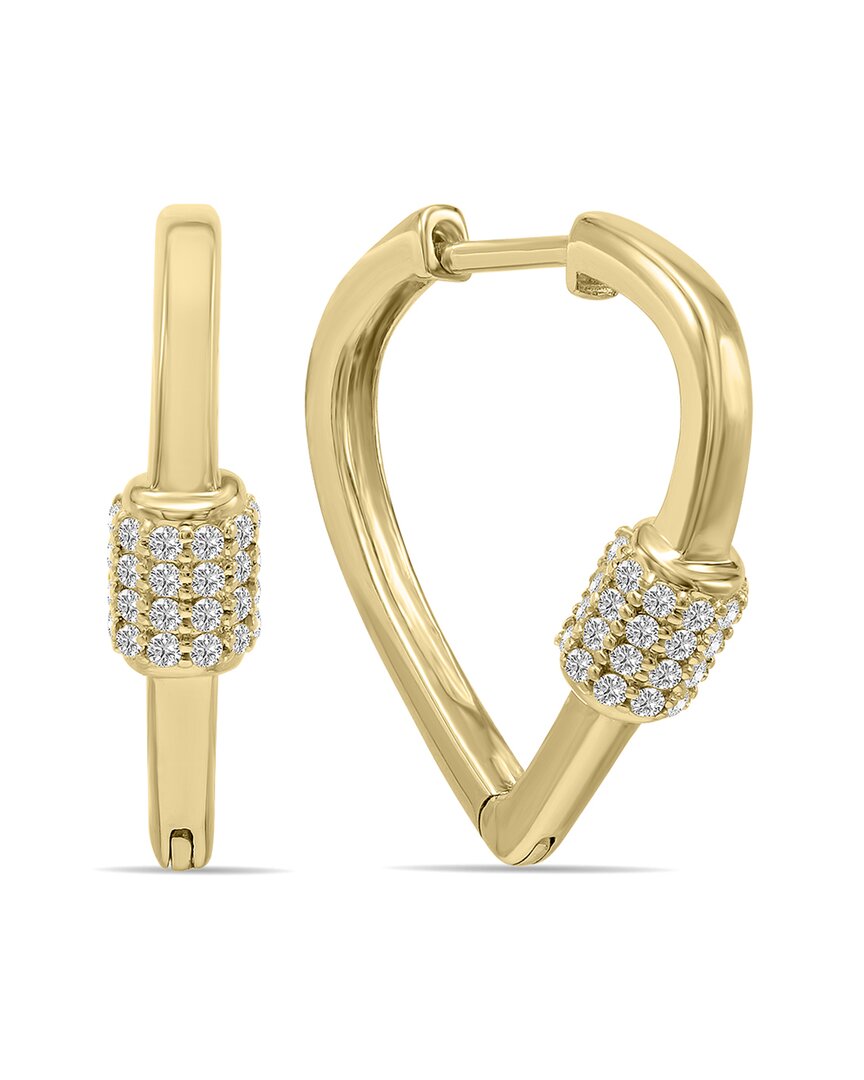 Lab Grown Diamonds 14k 0.38 Ct. Tw. Lab-grown Diamond Huggie Hoops