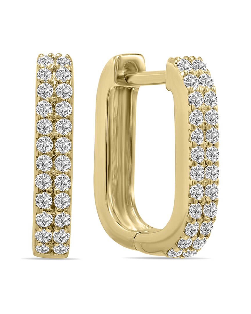 Lab Grown Diamonds 14k 0.50 Ct. Tw. Lab-grown Diamond Huggie Hoops