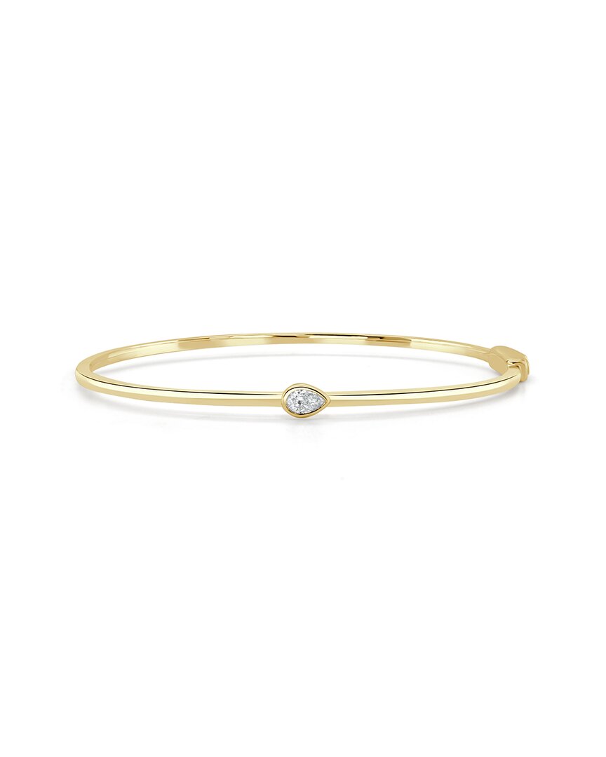 Sabrina Designs 14k 0.19 Ct. Tw. Diamond Bangle Bracelet
