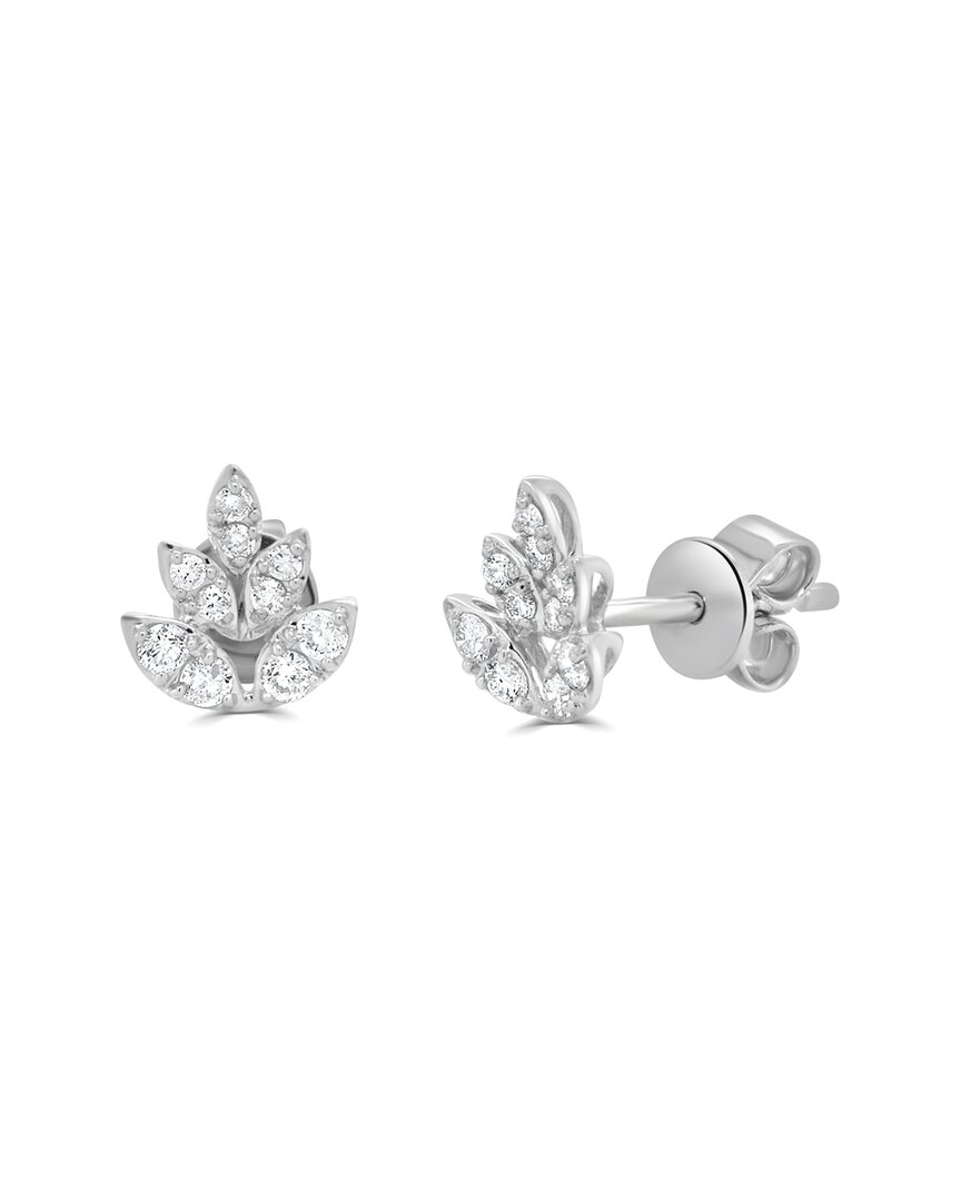 Sabrina Designs 14k 0.22 Ct. Tw. Diamond Floral Studs