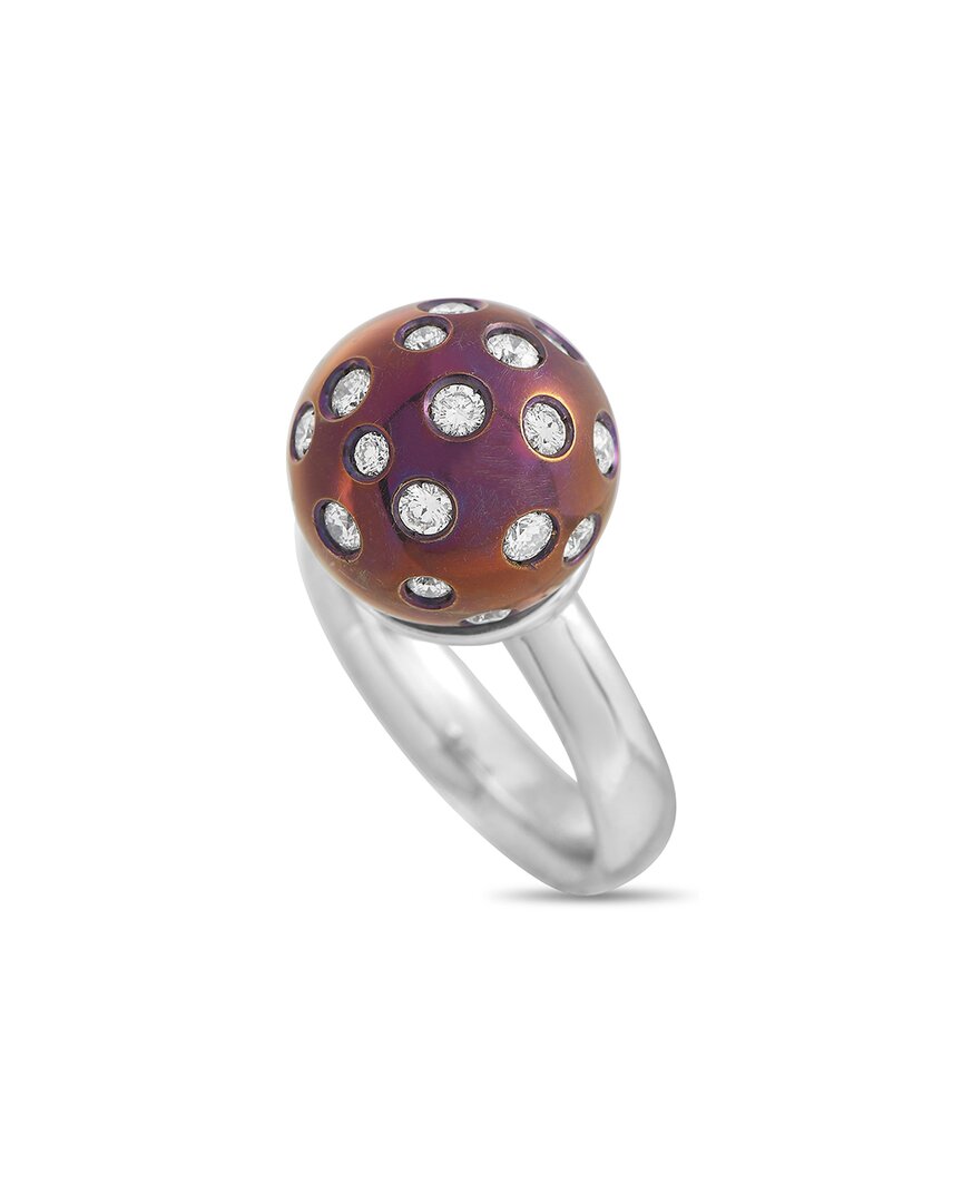 Heritage Salavetti Salavetti Y 18k 0.98 Ct. Tw. Diamond Ball Ring