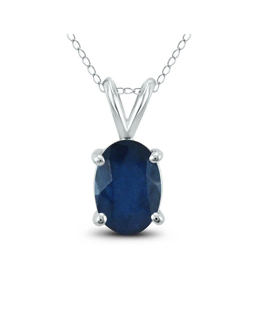 Gemstones 14k 0.60 Ct. Tw. Sapphire Necklace