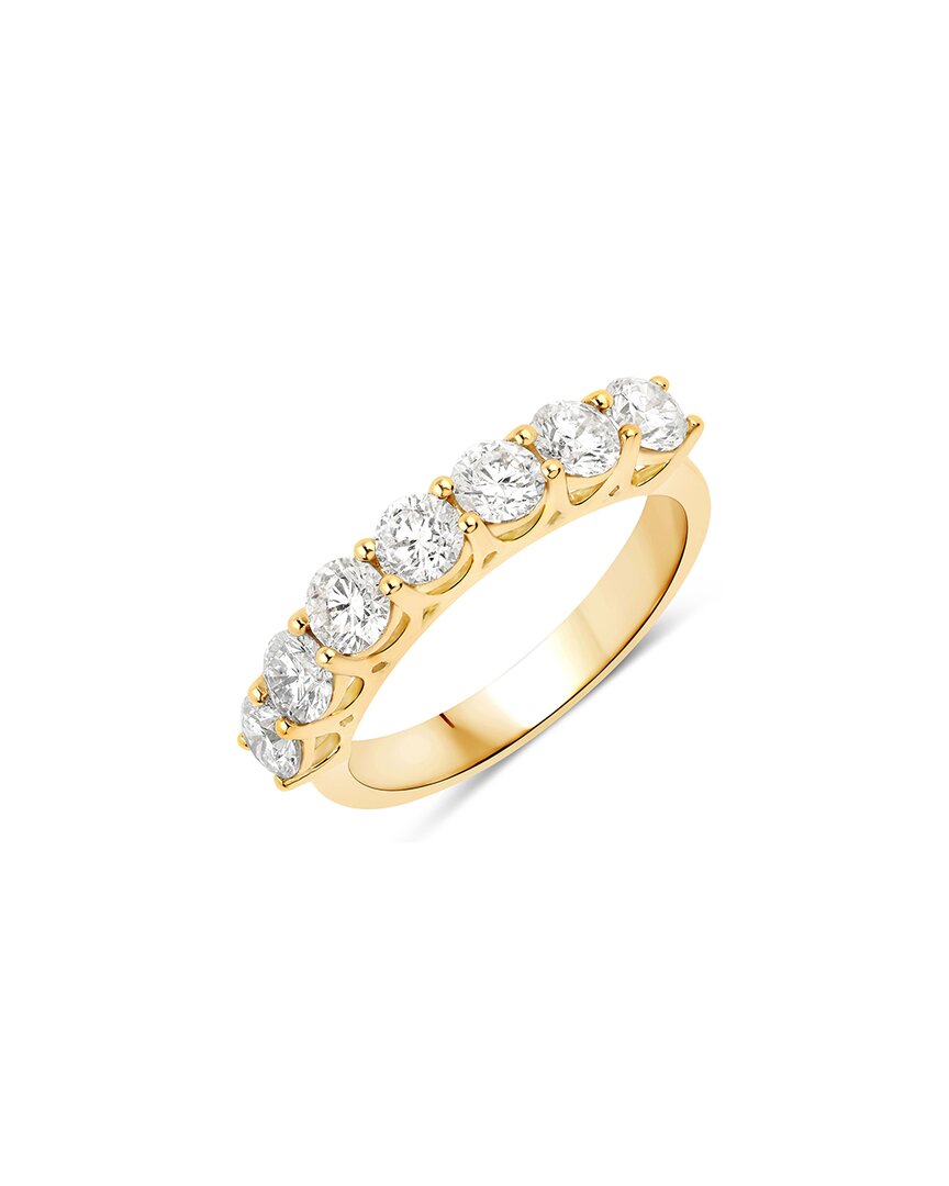 Diana M Lab Grown Diamonds Diana M 14k 1.54 Ct. Tw. Lab-grown Diamond Half-eternity Ring