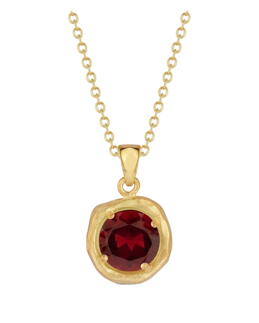 I. Reiss 14k 2.35 Ct. Tw. Diamond & Garnet Necklace
