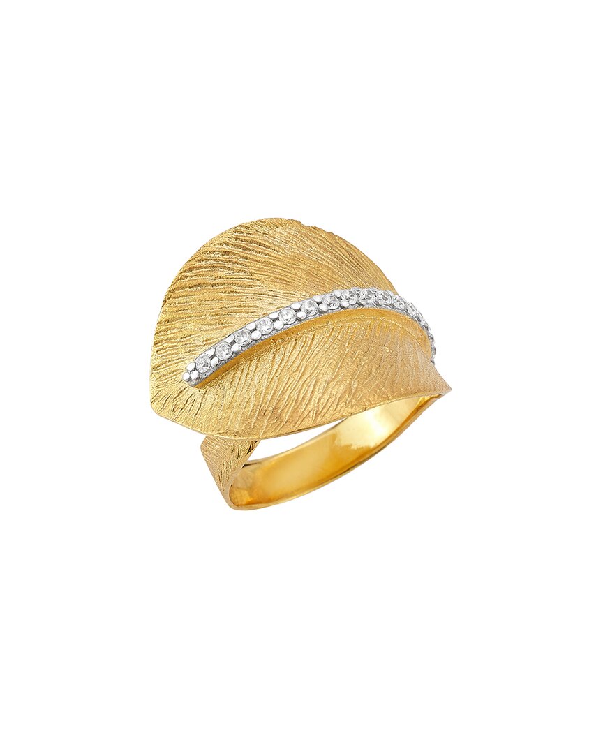 I. Reiss 14k 0.10 Ct. Tw. Diamond Wrapping Leaf Ring