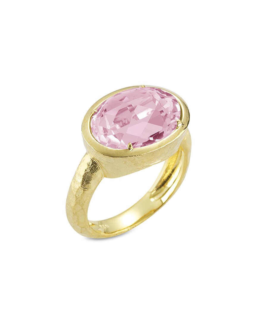 I. Reiss 14k 4.75 Ct. Tw. Diamond & Rose Quartz Cocktail Ring