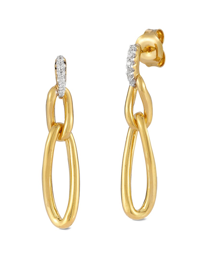 I. Reiss 14k 0.16 Ct. Tw. Diamond Earrings
