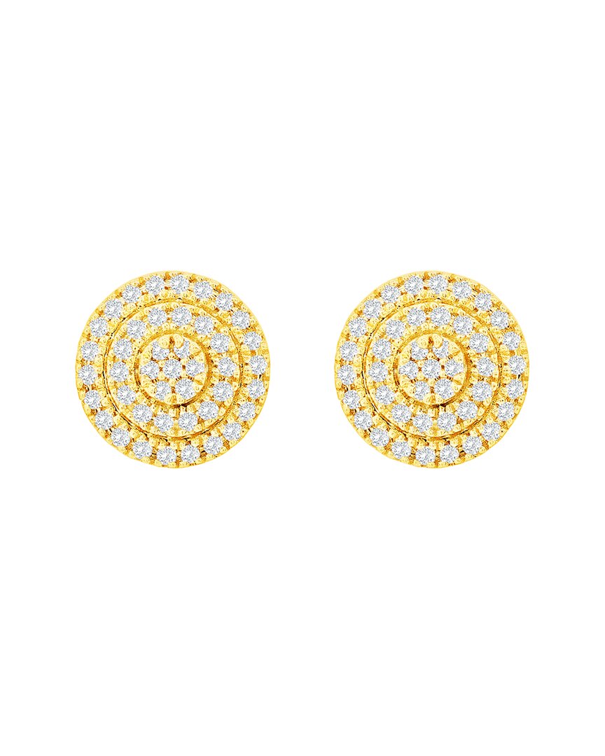 Suzy Levian 14k 0.17 Ct. Tw. Diamond Round Studs